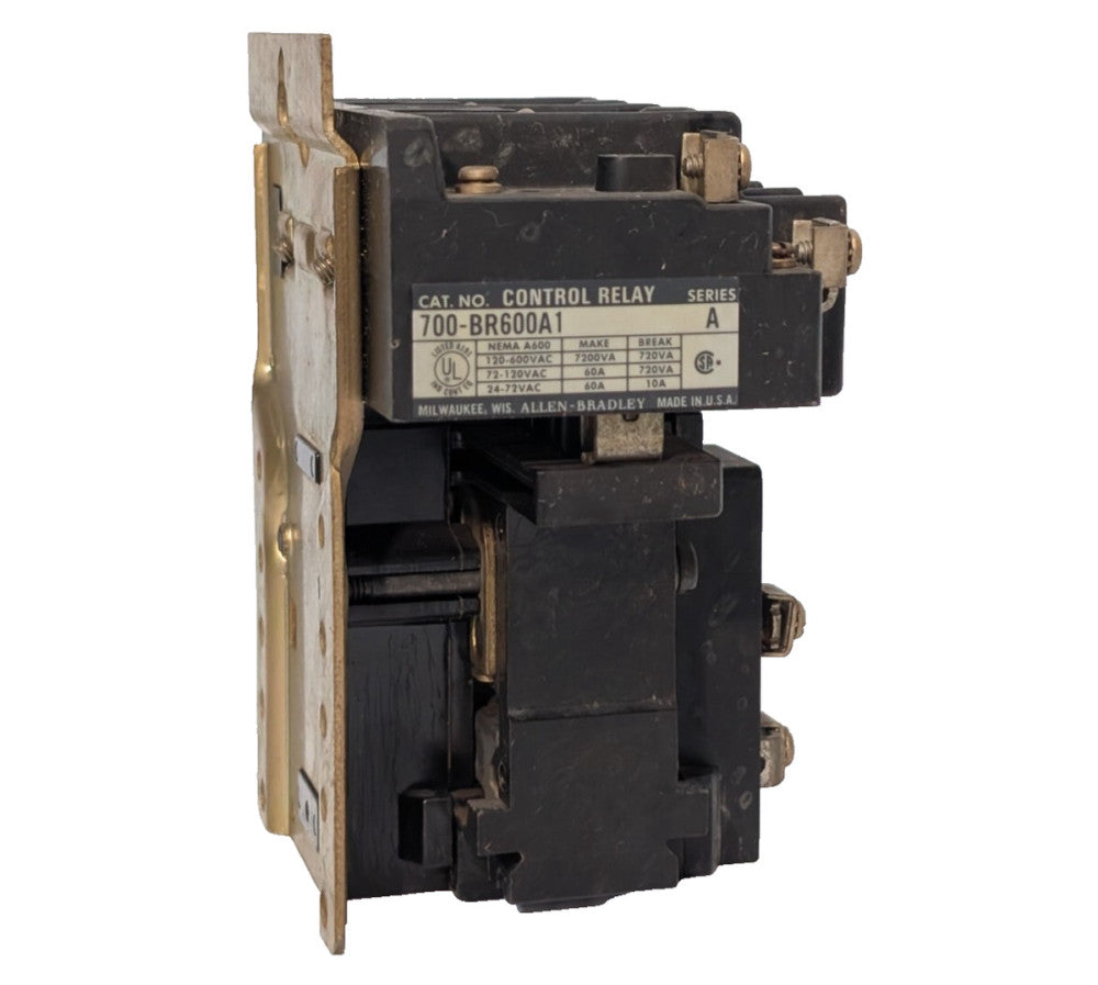 Allen Bradley 700-BR600A1 Control Relay, Series A, NEMA A600, 110/120V Coil