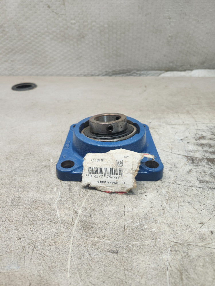 NEW NO BOX SKF Flange-Mount Ball Bearing Unit 4-BOLT FY11/4TF