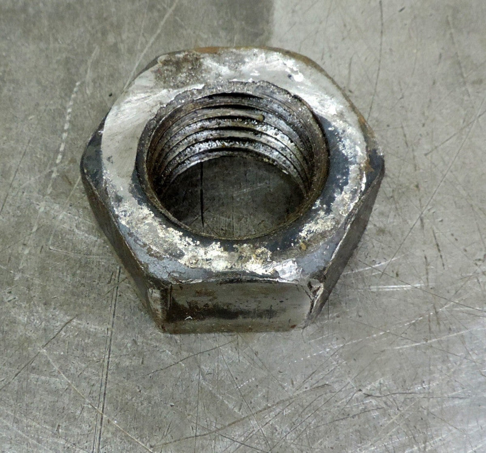 Industrial Paperweight Large Nut Paper Weight Steampunk 1-3/4" SAE Course Thread