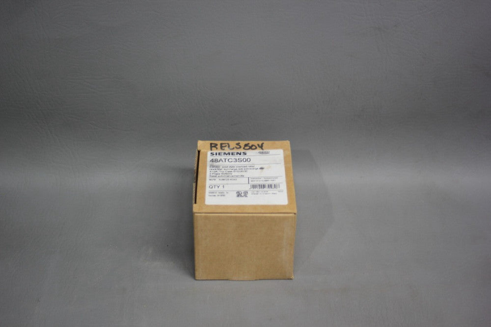 NEW SIEMENS SOLID STATE OVERLOAD RELAY 3UB8123-4CW2 48ATC3S00