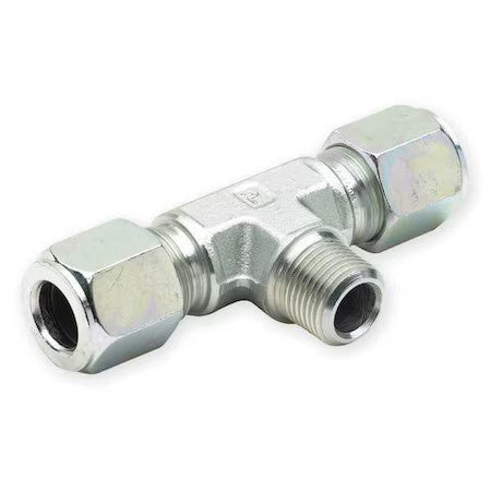 Parker 6 Sbu-Ss 1/4" X 3/8" Compression X Mnpt 316 Ss Male Branch Tee