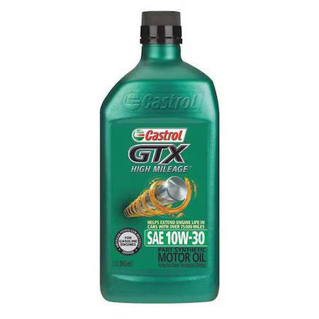 Castrol 06450 Motor Oil, 10W-30 Sae, Petroleum, 1 Qt.