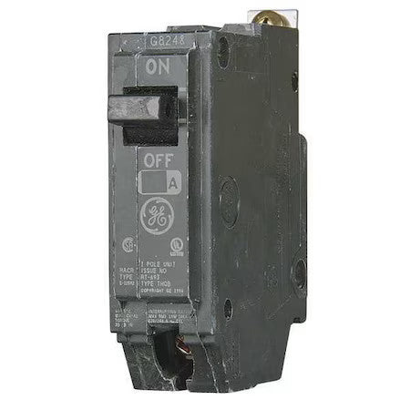 Ge Thqb1140 Miniature Circuit Breaker, Thqb Series, 40A, 1 Pole, 120/240V Ac,