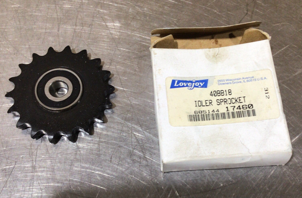 NEW LOVEJOY 40BB18 IDLER SPROCKET Nos