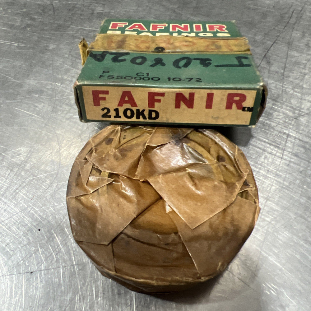 210KD Fafnir New Single Row Ball Bearing Nos Surplus