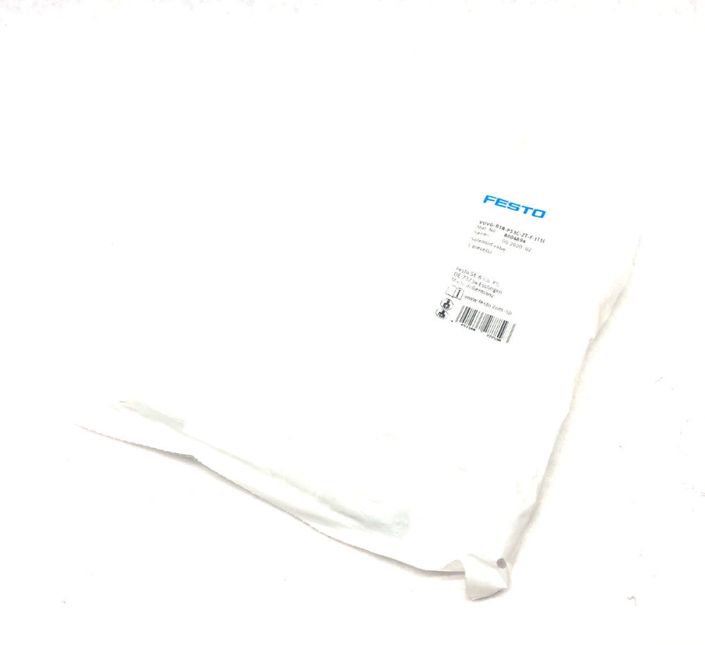 Festo VUVG-B18-P53C-ZT-F-1T1L Solenoid Valve, 5/3 Closed, 8004894