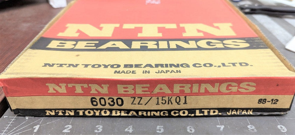 NTN 6030 ZZ Single Row Radial Ball Bering Double Shielded 150x225x35mm NEW [B2S4