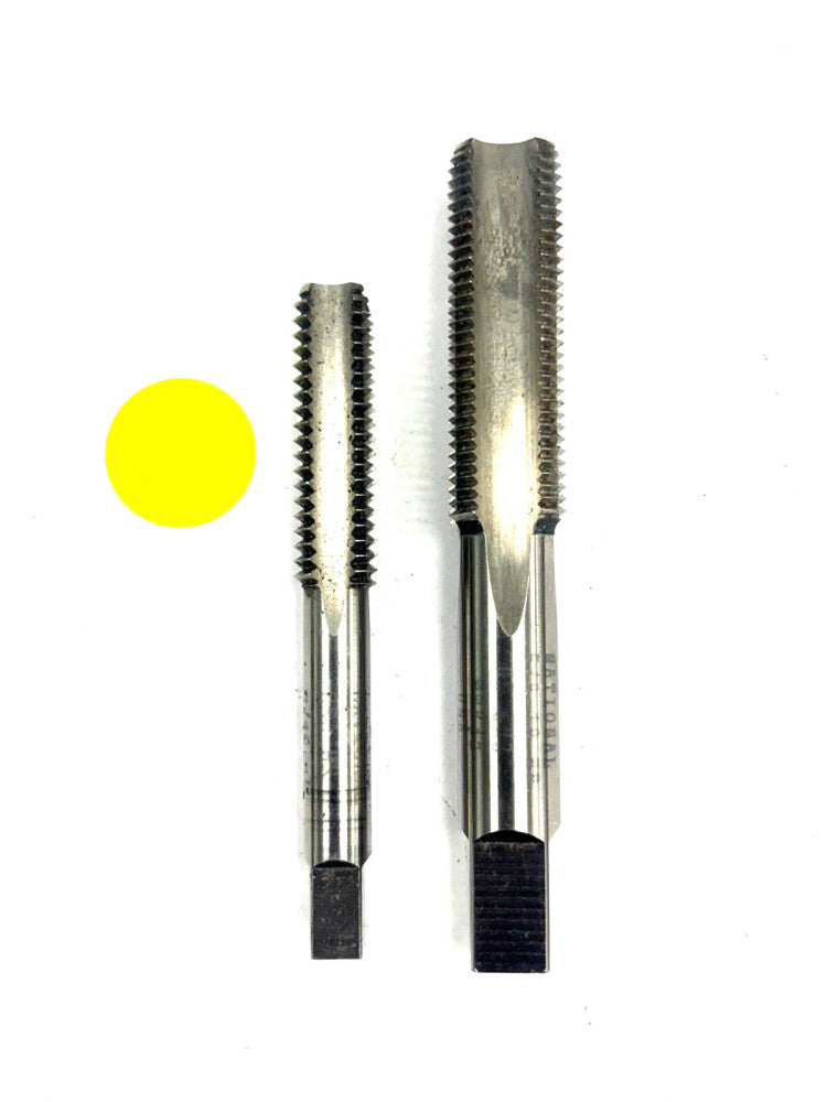NATIONAL PLUG TAPS SIZE 5/8"-18 AND 7/16"-14 LOT OF 2