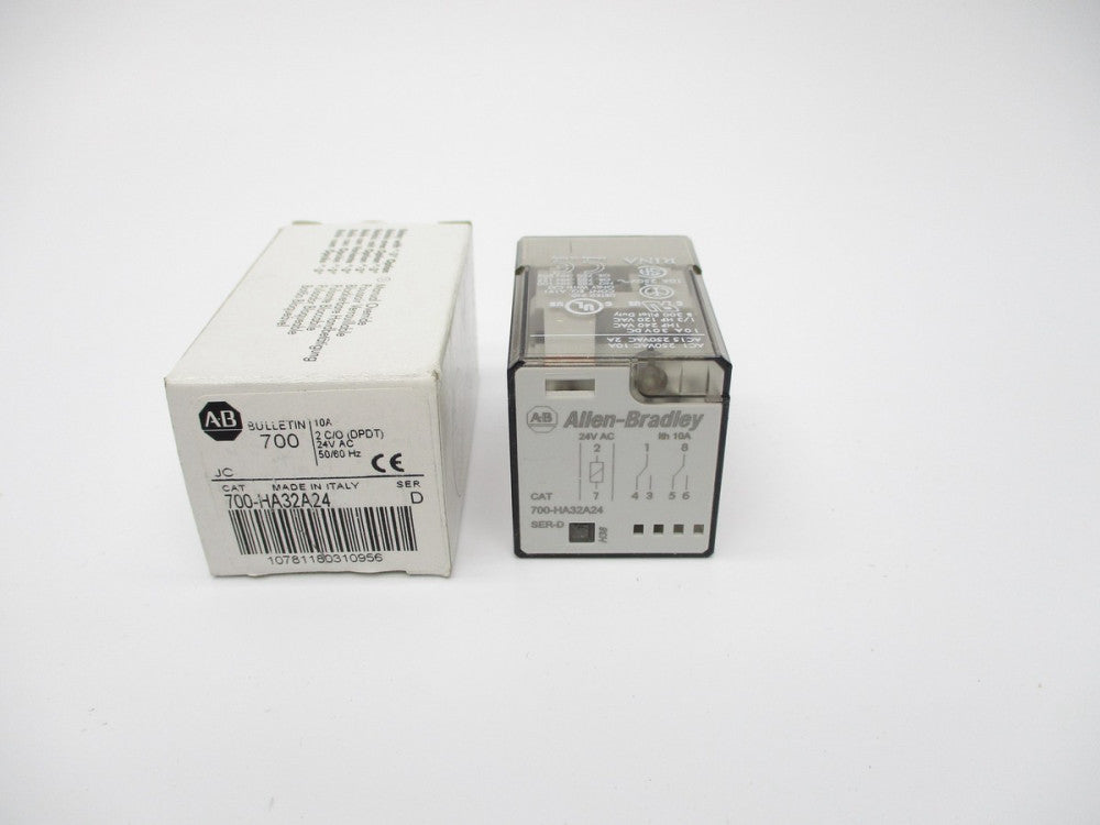 ALLEN BRADLEY 700-HA32A24 SER. D 24VAC 10A (WH) NSMP