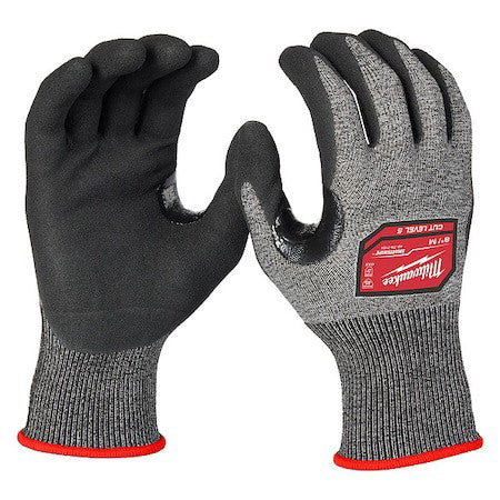 Milwaukee Tool 48-73-7151 Cut-Resistant Dipped Gloves, ,Rough Palm,