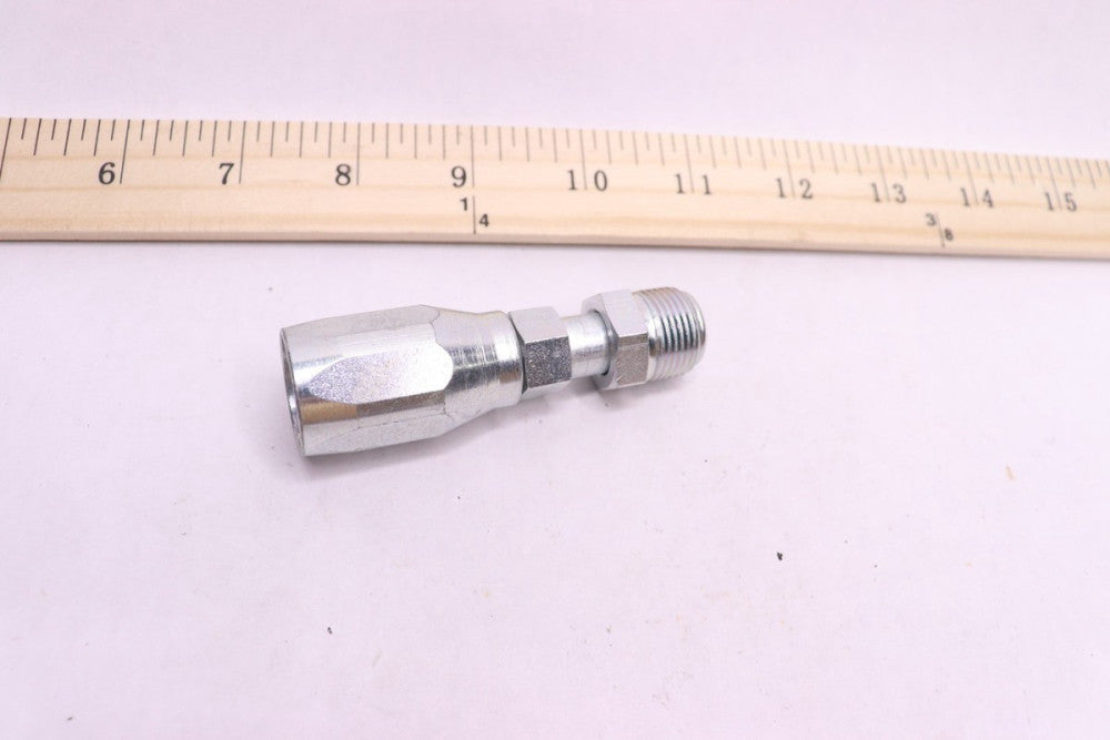 (10-Pk) Eaton Straight SAE Male Inverted Flare Fittings 3/4"-18 190111-8S
