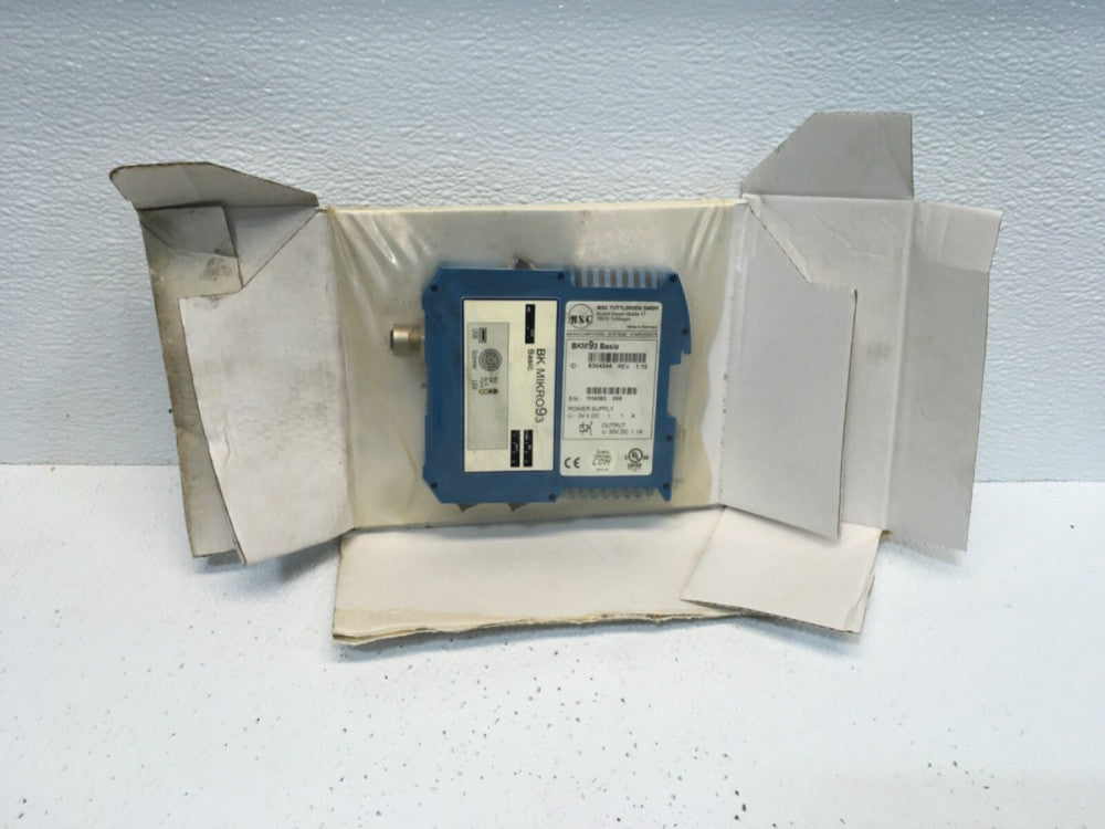 MSC Tuttlingen GMBH  BK MIKRO93 Tool Detection Basic Controller  24 VDC (KB)