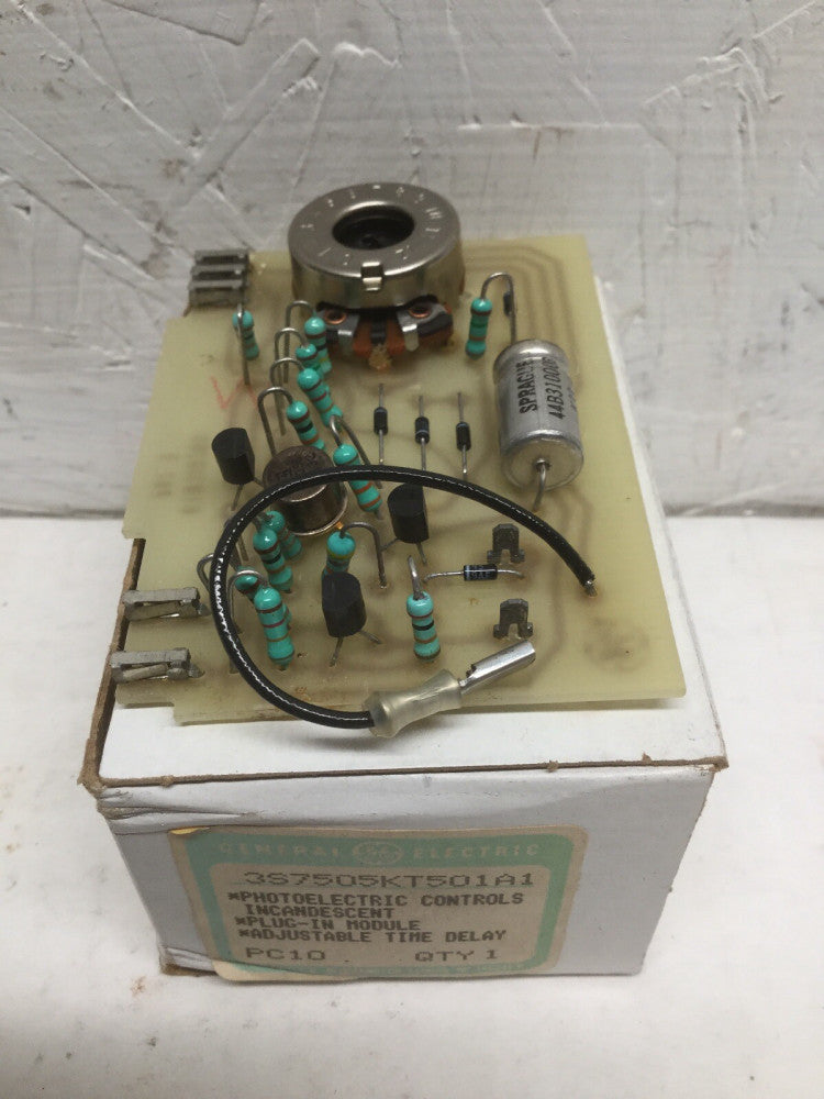 GE 3S7505KT501A1 Photoelectric Control Incandescent Adjustable Time Delay Module