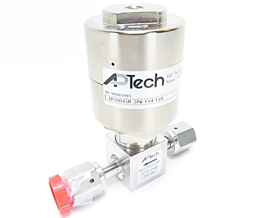 Ap Tech AP3004SM 2PW FV4 FV4 Stainless Steel Diaphragm Valve 1/4" Female NIB