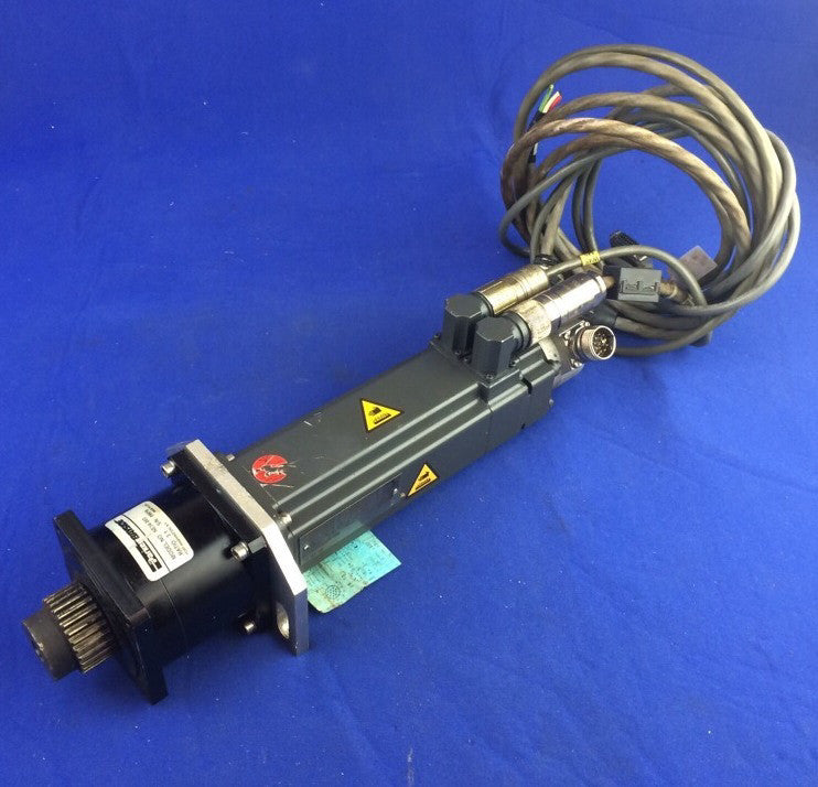 SIEMENS 1FT5036-0AK71-1-Z BRUSHLESS SERVO MOTOR 3PH W/ PARKER NE34-003 GEARHEAD
