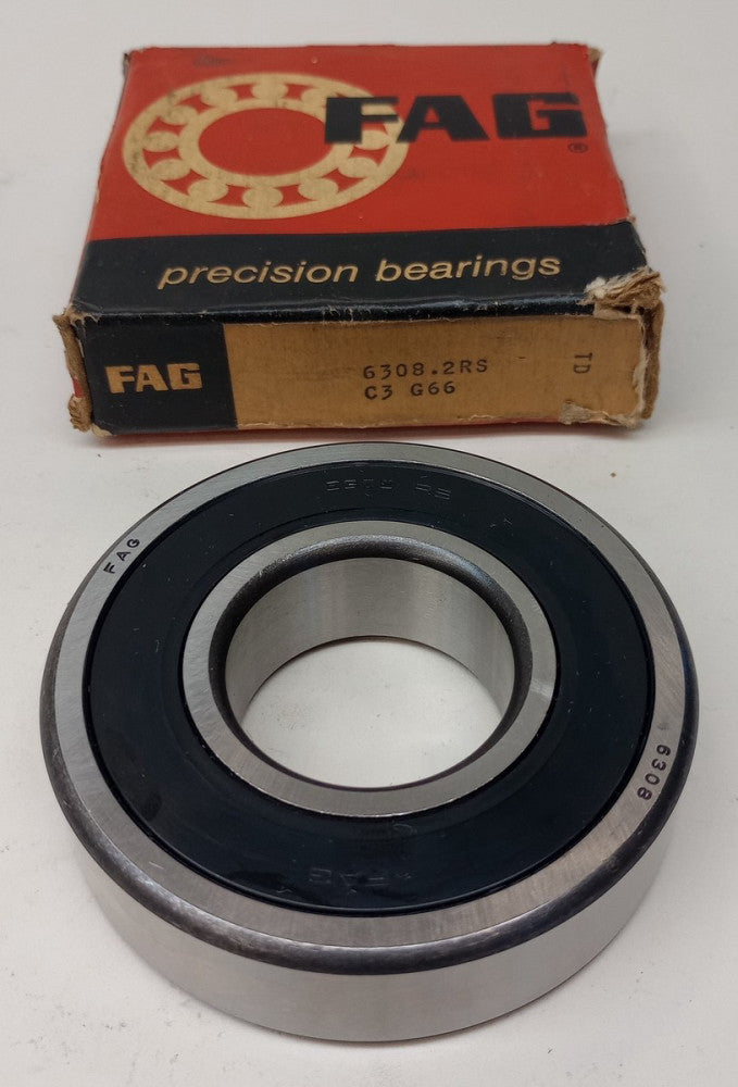 FAG 6308-2RS-C3 Ball Bearing Deep Groove 40 x 90 x 23mm 63082RSC3 Double Sealed