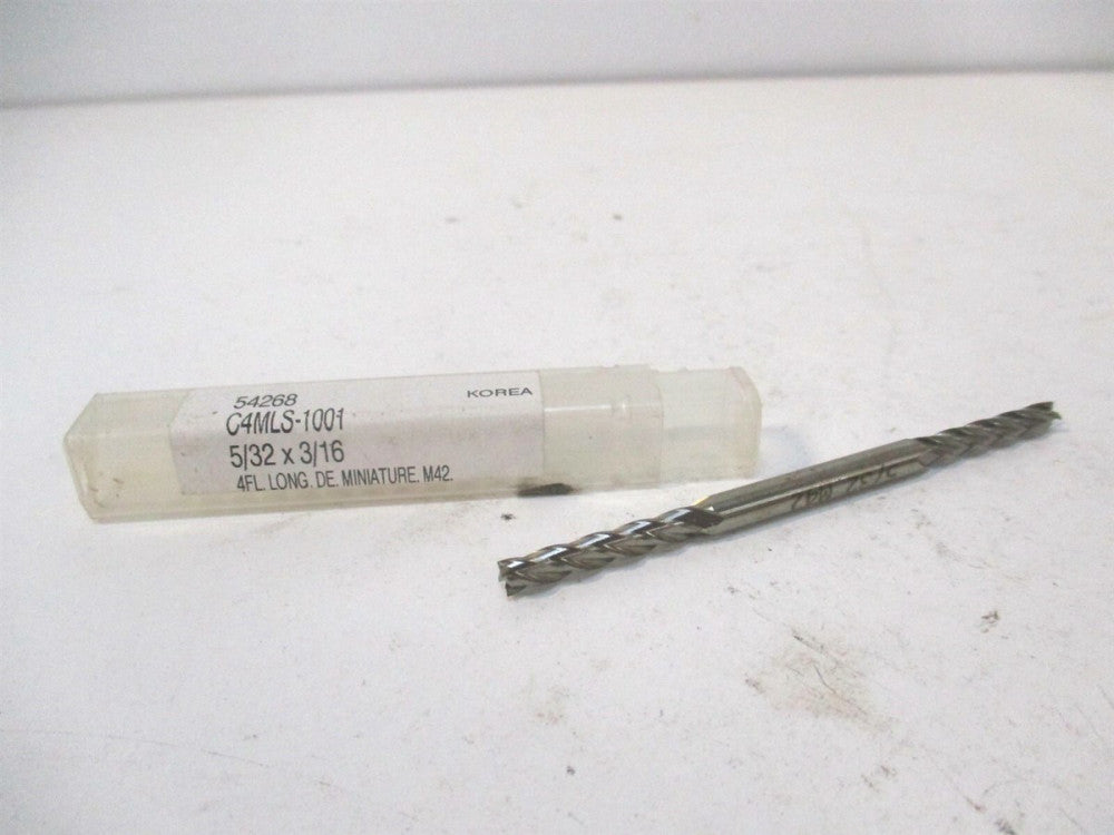 YG-1 (54268) 5/32" x 7/8" x 3/16" x 3-1/4" OAL Cobalt Finishing End Mill