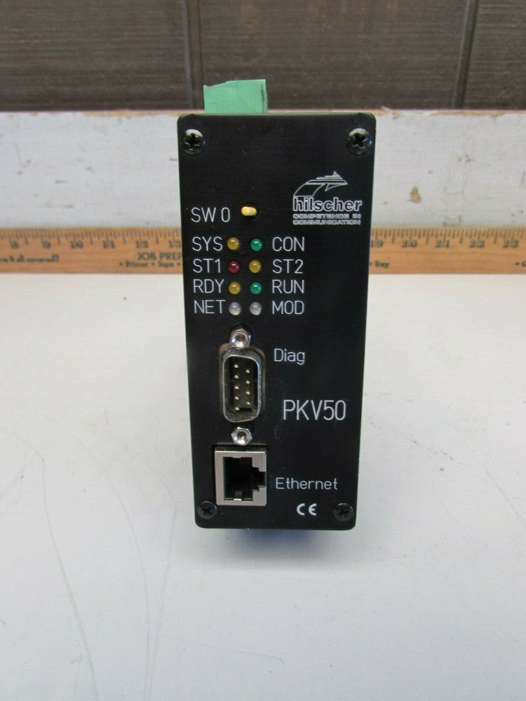 HILSCHER PKV50-DNM , ETHERNET COMMUNICATION MODULE, GOOD TAKEOUT! MAKE OFFER!