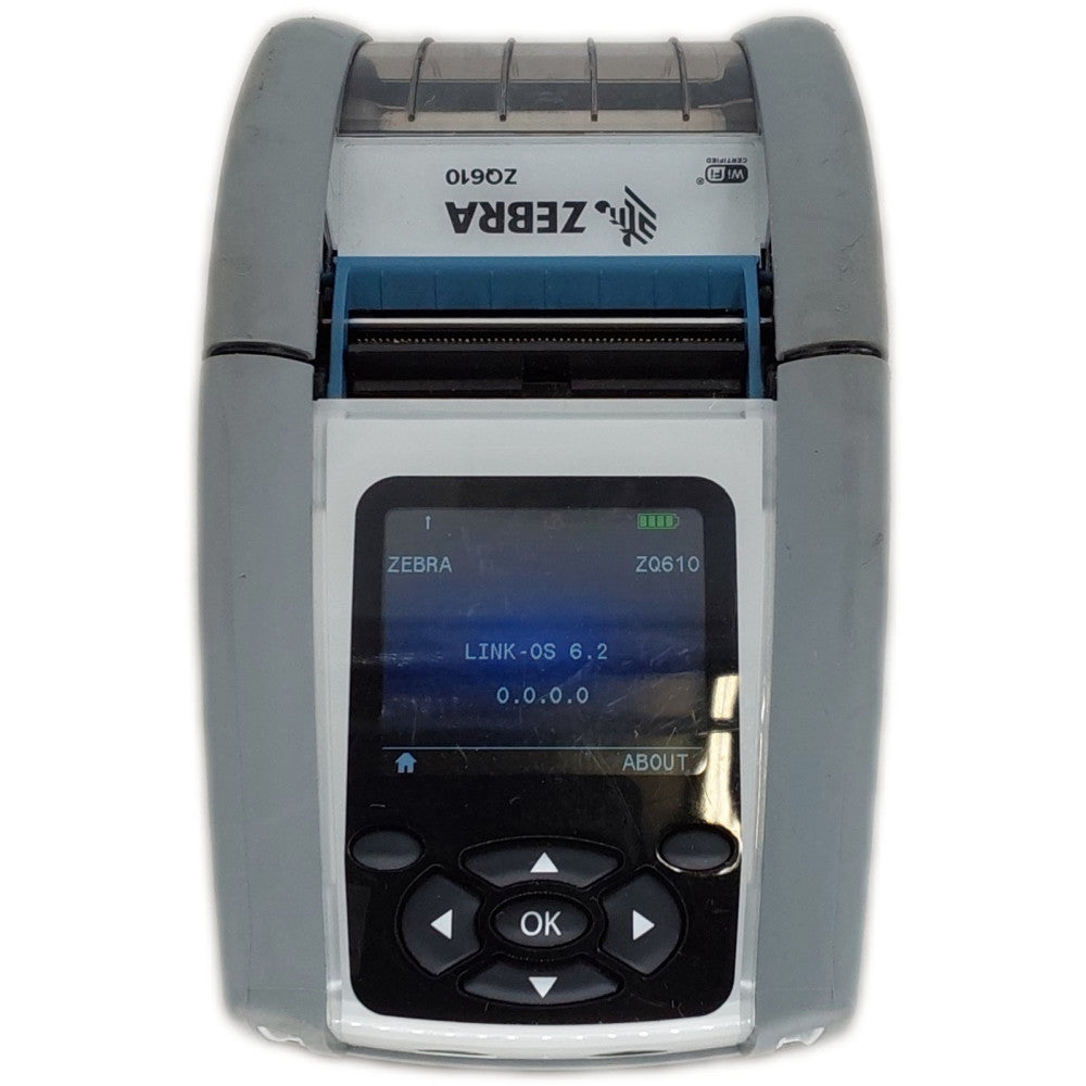 Zebra Barcode Printer with battery  ZQ610