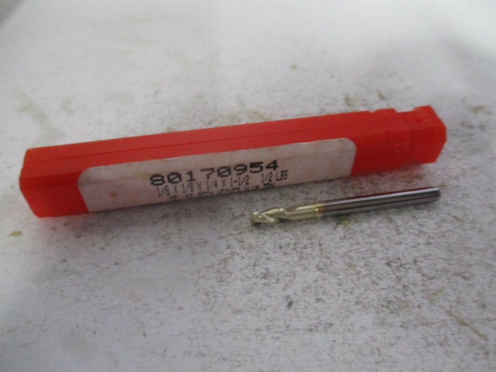 (25012507N08C5) 1/8 x 1/4" x 1/8" x 1-1/2" OAL Solid Carbide 2Fl Square End Mill