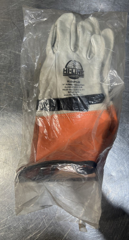 Hi-LINE 14" Electrical Glove Protectors HLEGP5-08 Wear Over Size 8 Or 8 1/2 Nos
