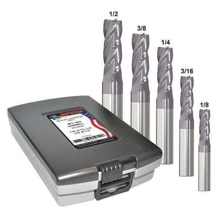 Zoro Select 206-888882 End Mill,4 Flutes,Tialn