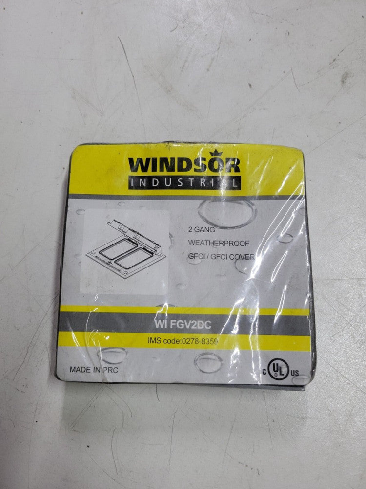 WI FGV2DC Weatherproof Outlet Outdoor Electrical Box Cover 2 Gang 2 GFCI