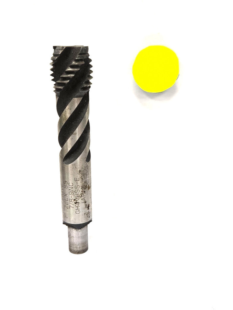 YMW SPIRAL FLUTE MODIFIED BOTTOMING CHAMFER TAP** 7/8-9 NC GH4 HSS-E