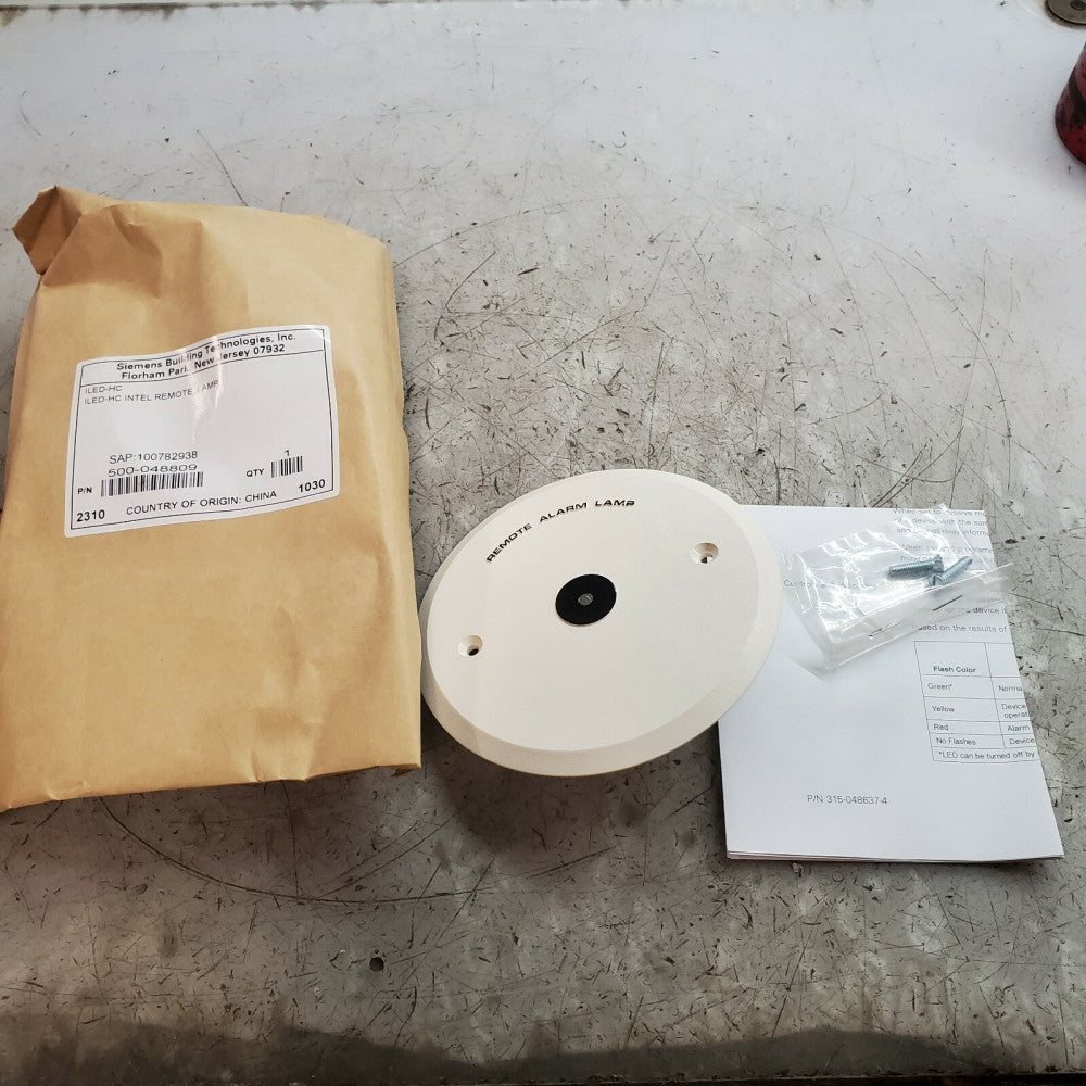 NEW SIEMENS 500-048809 ILE-HC INTEL REMOTE ALARM LAMP
