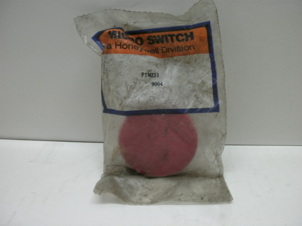 MICRO SWITCH PTMZ53 RED MUSHROOM CAP FOR PUSHBUTTON NEW IN BAG