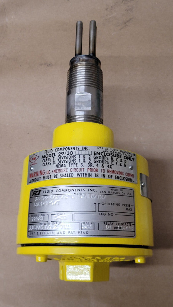 FCI 12-64-4/1"/2"U/HC/LD/TM/5181-W-Q/T Flow Switch 115VAC 1" Npt