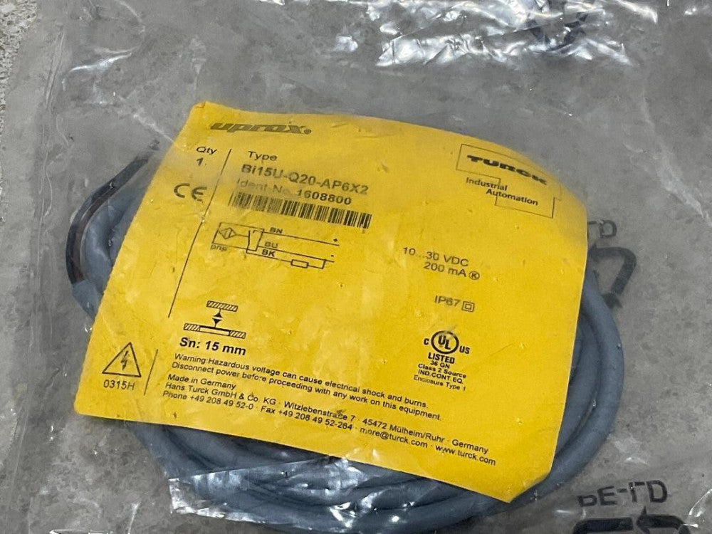 Turck Bi15U-Q20-AP6X2 NEW