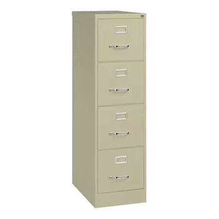 Hirsh 17545 15" W 4 Drawer Vertical File Cabinet, Putty,  Letter