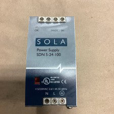 24VDC 5A Switching Power Supply - Sola SDN-5-24-100P 