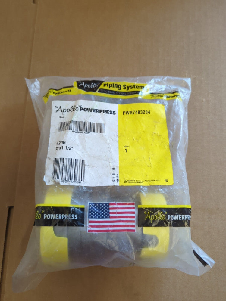 Apollo PWR7483234 PowerPress Reducing Coupling, 420G 2" x 1-1/2