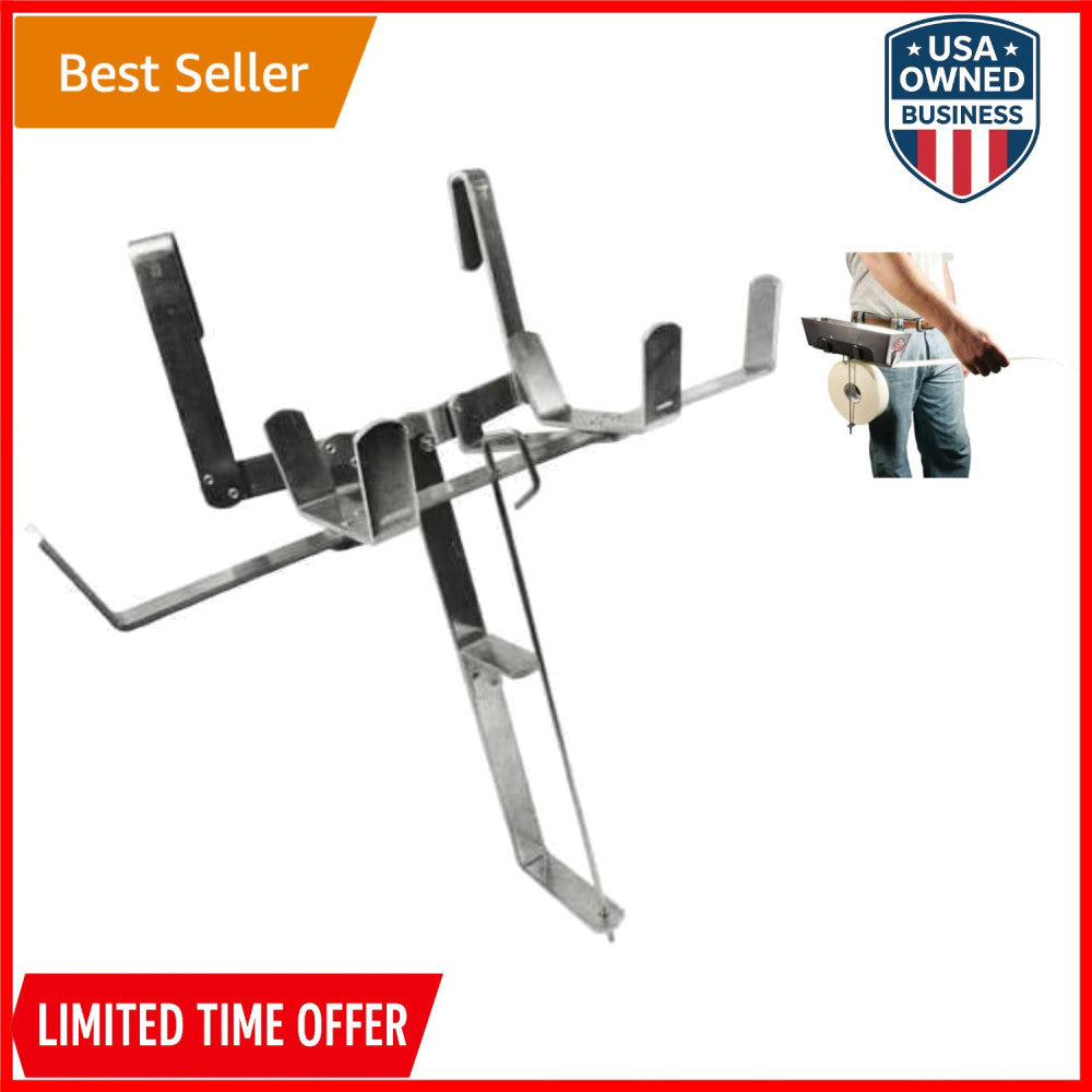 Drywall Mud Pan Tape Holder Aluminum Belt Clip Hands-Free Tap Tools