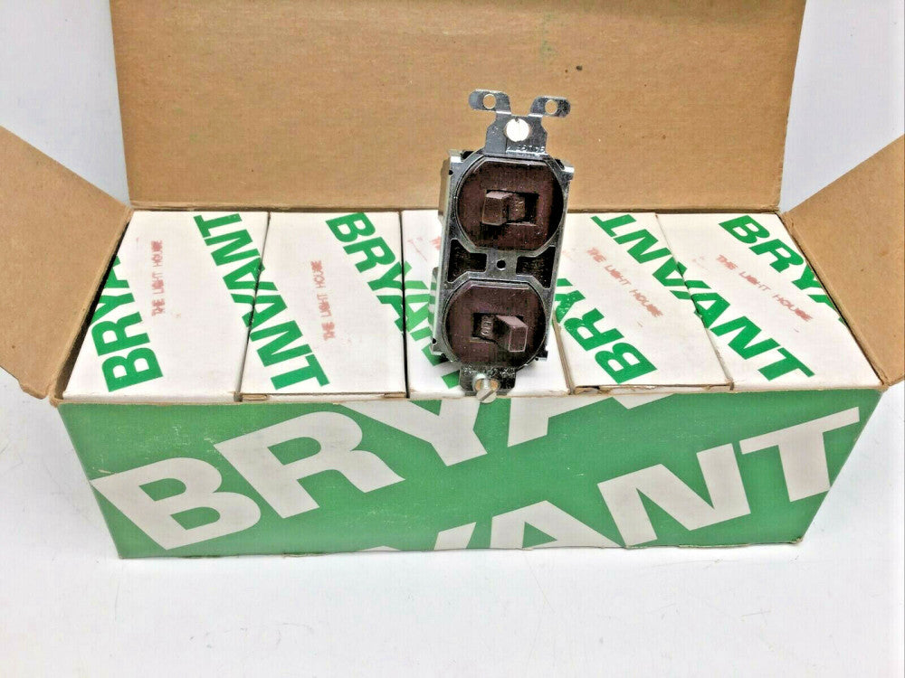 Bryant 6400 Combination Devices Two Single Pole Switch 15A 120/277V (LOT of 10)