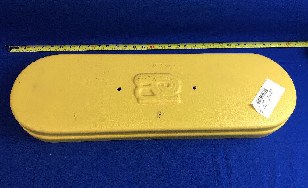 Multi-Conveyor DRIVE ROLLER CHAIN GUARD YELLOW PLASTIC 28"L x 8.5" W x 2.5"Deep