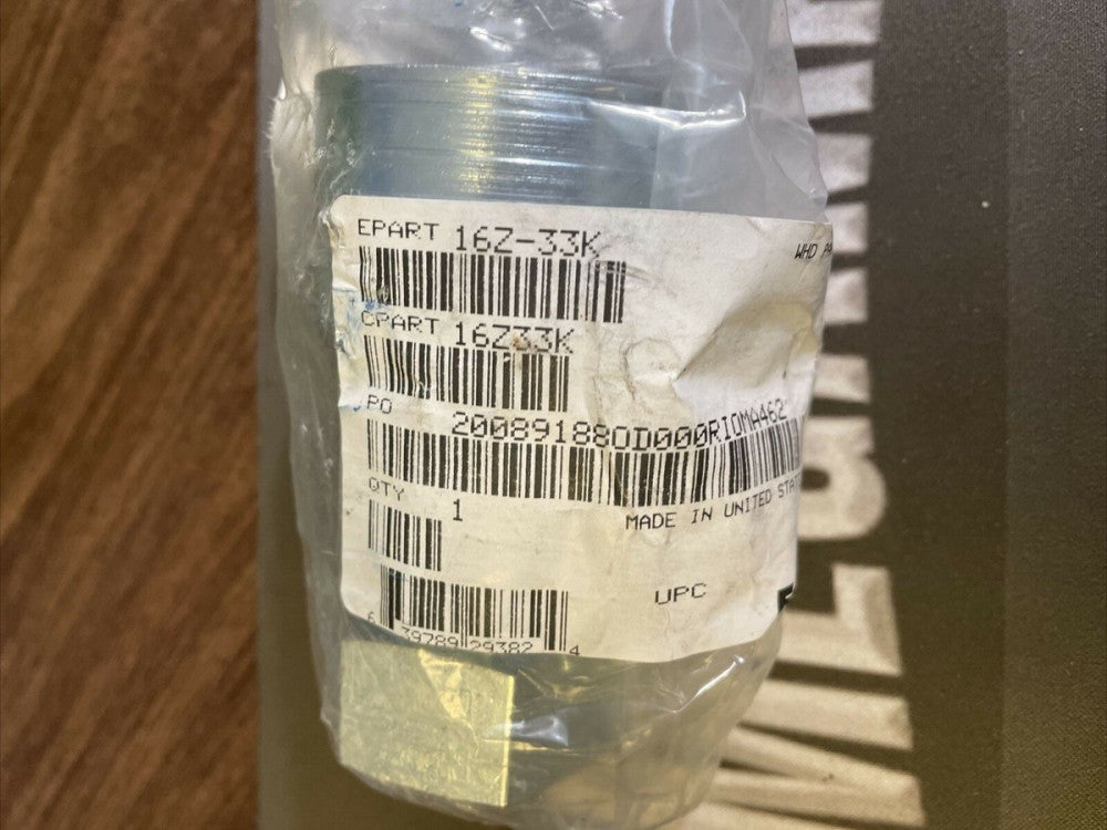 BRAND NEW Eaton Weatherhead 16-33K, Z Series Crimp Hose Fittings Female