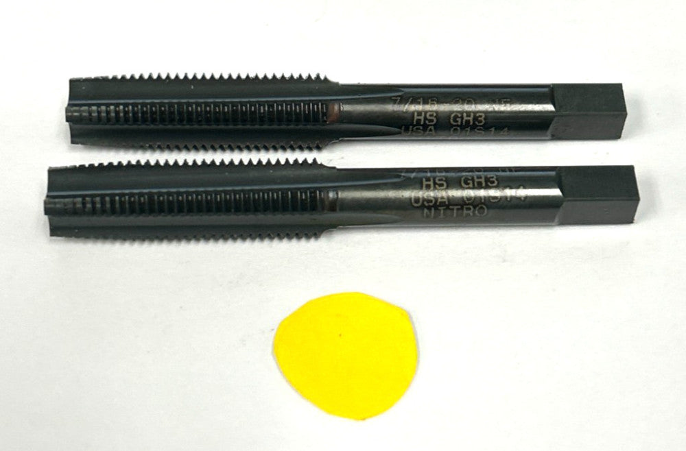 BENTLEY PLUG TAP 7/16-20 NF H3 4 FLUTE  OAL 3-1/8"