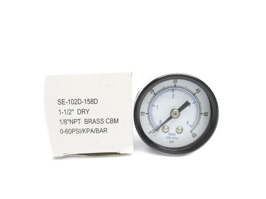GAUGE SE-102D-158D 0-60PSI NSMP