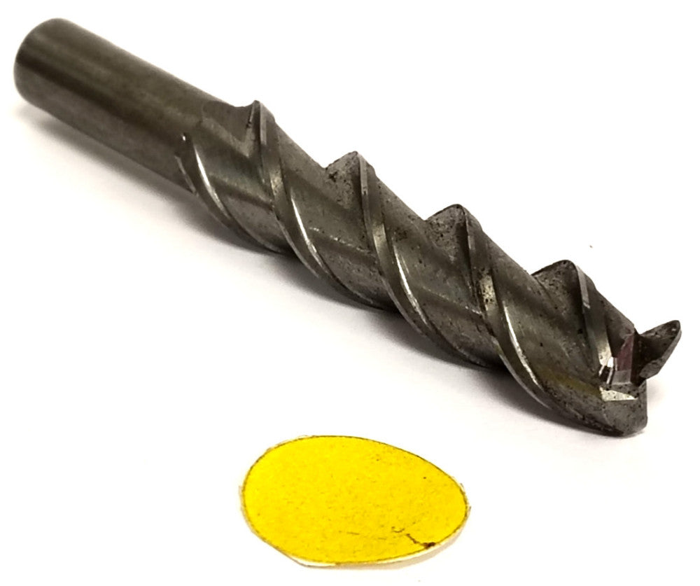 UNBRANDED 3 FLUTE 1/2" ENDMILL 3-1/4 OAL 2" FLUTE LENGTH CARBIDE STEEL MATERIAL