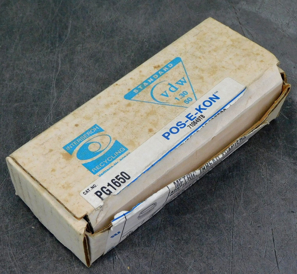 POS-E-KON - PG1650 Pin & Sleeve Steel Conduit Adapter 1/2 in NPT Lot of Six (6)