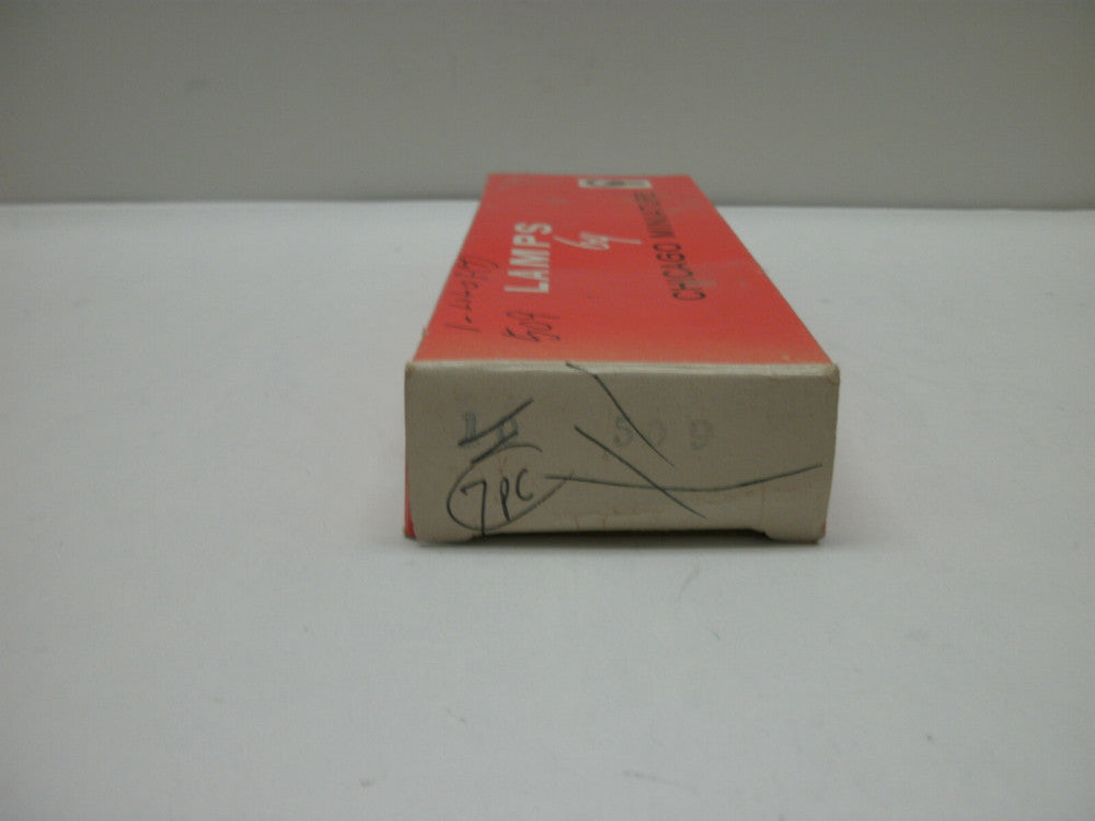 CHICAGO MINIATURE 509 MINIATURE LAMP BULBS 24V 0.18A 4.32W BA15S (LOT OF 7) NIB