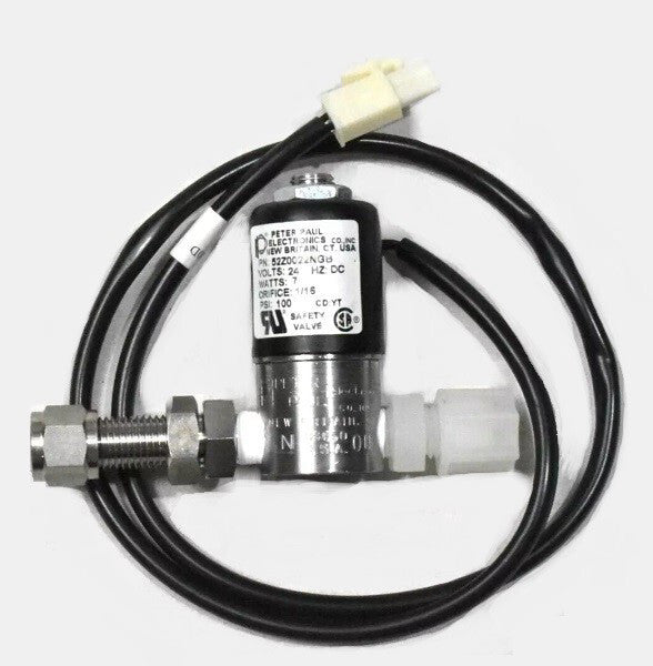 Peter Paul 52Z0022NGB Pneumatic Solenoid Valve 24VDC, 1/16" Orifice, 100 PSI