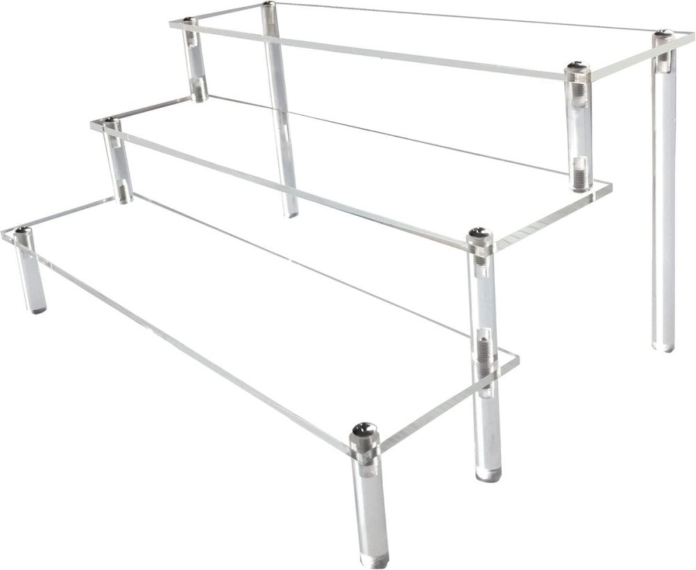 Acrylic Riser,Clear Display Risers Stand Perfume Organizer Cologne clear 