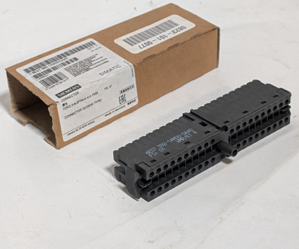 Siemens SWMR/K1 Simatic Screw Type Connector 6ES7392-1AM00-0AA0, Made in Germany