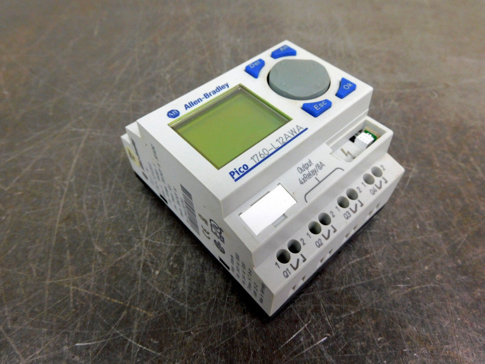 Allen Bradley Pico 1760-L12AWA Controller 8 Inputs/4 Outputs AC Power SER A