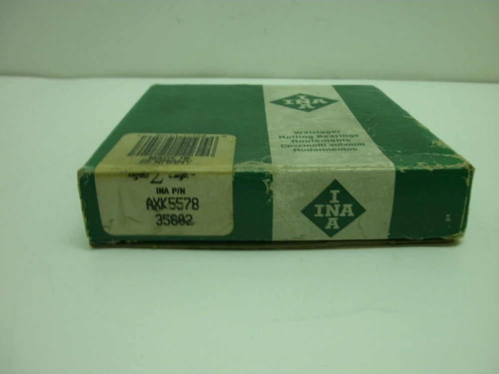 INA AXK5578 AXIAL NEEDLE ROLLER 55 X 78 X 3 MM W/O WASHERS NEW IN BOX