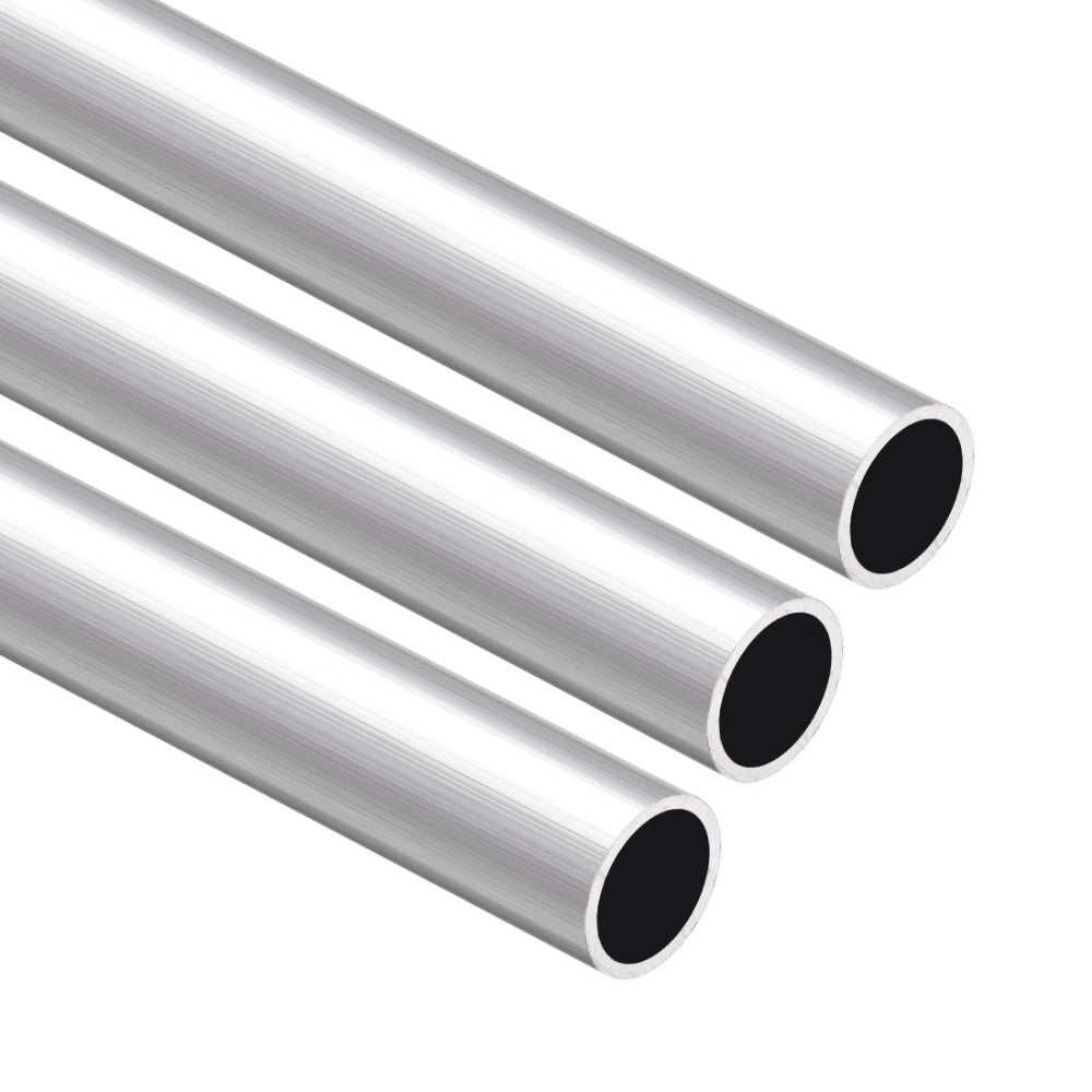 3Pcs 300mm Length 13mm OD 11mm Inner Dia 6063 Aluminum Round Tube Aluminum Pipe